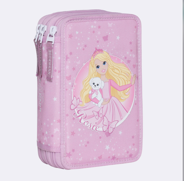 Beckmann Trelags pennal med innhold, Rosie