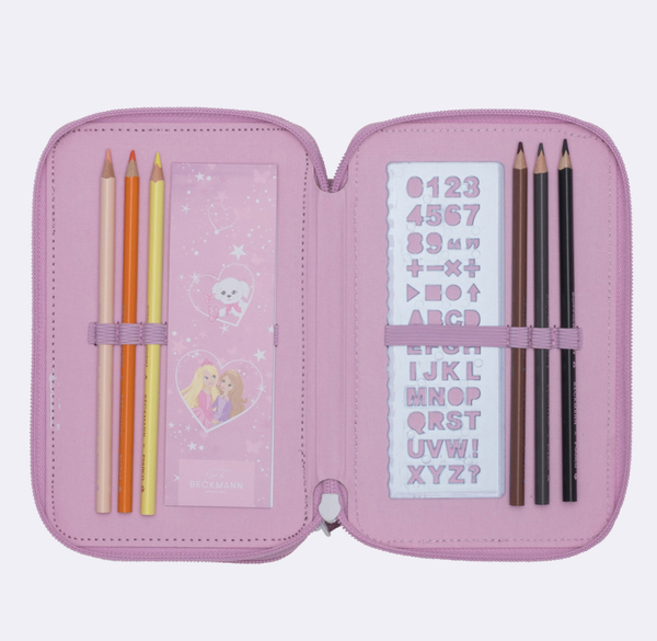 Beckmann Trelags pennal med innhold, Rosie