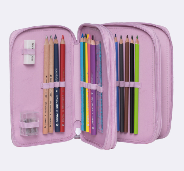 Beckmann Trelags pennal med innhold, Rosie