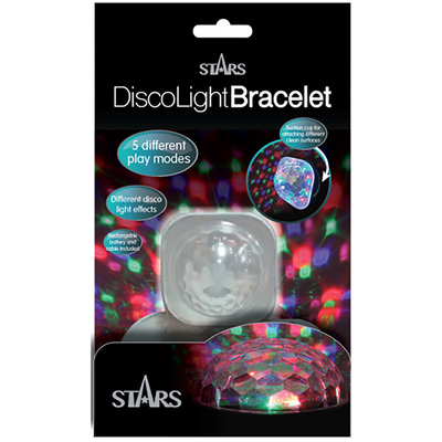 Stars Disco Light Bracelet diskolys - Musikk og disco