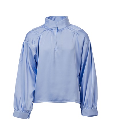 Lise silke bluse  Lys blå - Salto