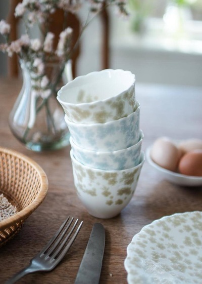 Slåpeblom Kopp u/Hank 20cl 2pk Grønn - Wik & Walsøe