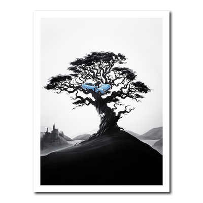 No Parking - Kunsttrykk sort - Sorry Gallery