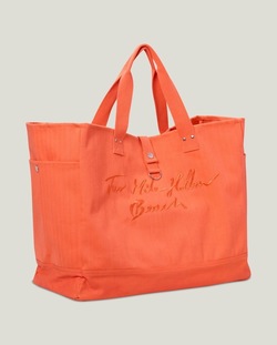 Strandveske med fiskebein, korall