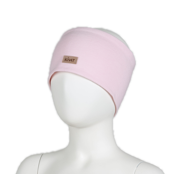 Kivat pannebånd 703-15 lys rosa med kivat logo