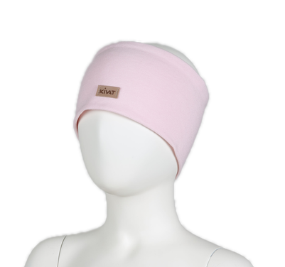 Kivat pannebånd 703-15 lys rosa med kivat logo 703-15 - Kivat