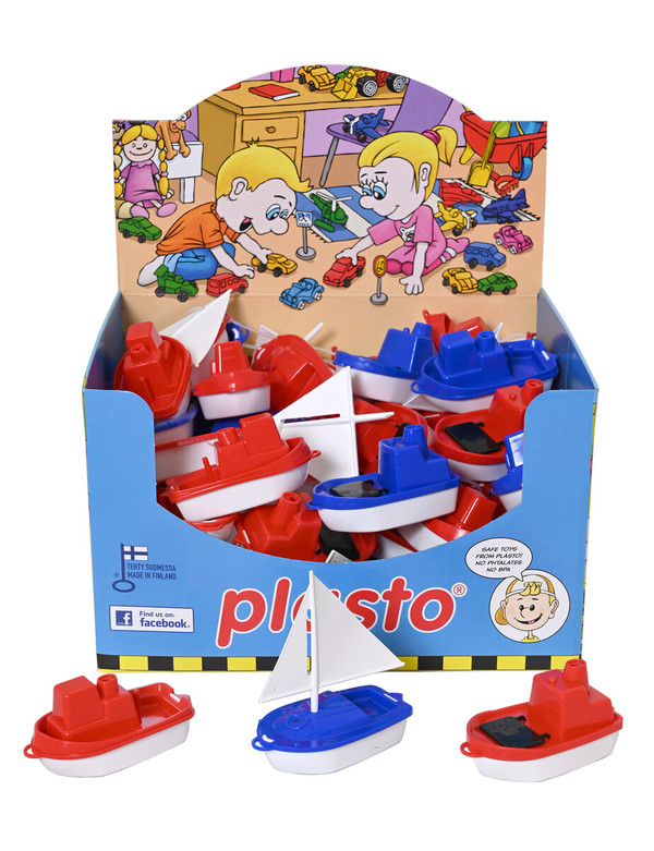 Plasto båt 11cm - 1stk