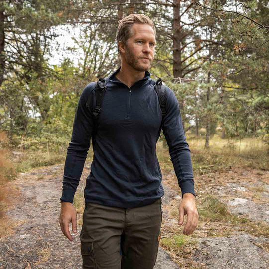 Tufte M Bambull Half Zip