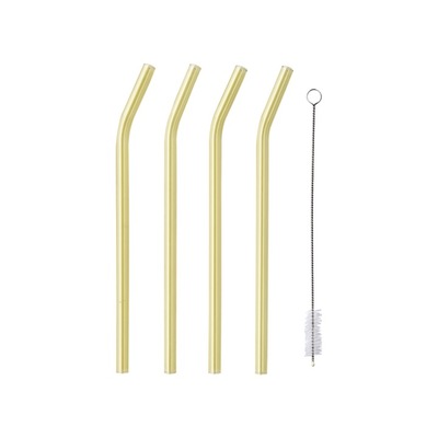Cocktail Sugerør 4pk Gul - Affari of Sweden