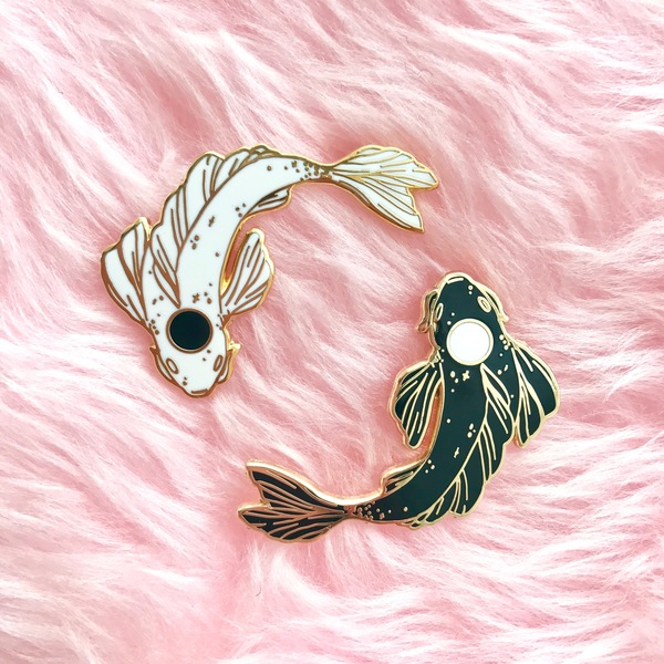 YinYang Koi pins