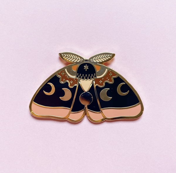 Sunset Moth - Pin