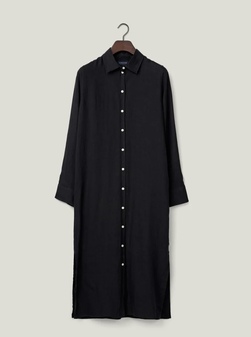Long Linen Shirt Dress