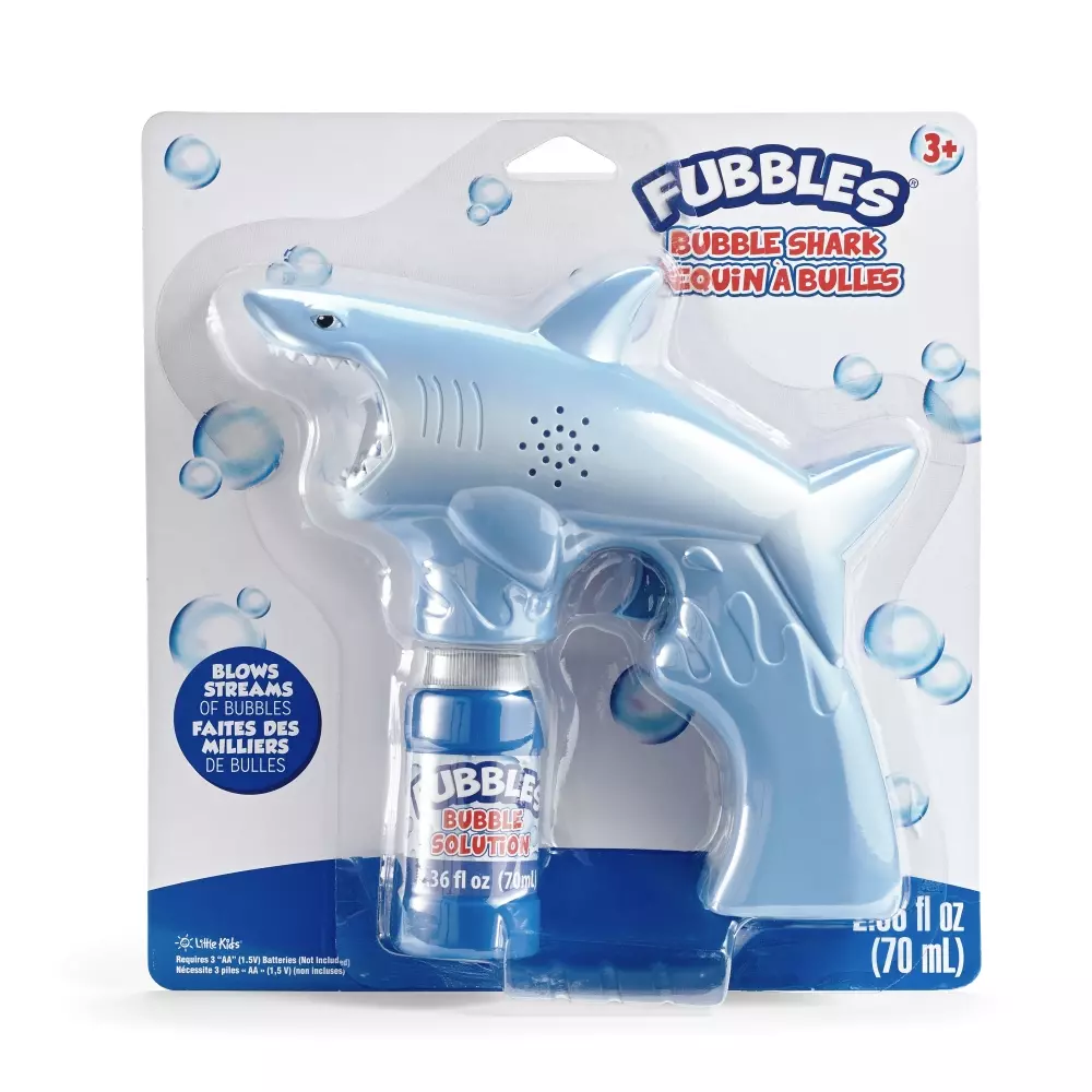 FUBBLES SHARK - SÅPEBOBLE PISTOL  SÅPEBOBLE PISTOL HAI - Uteleiker
