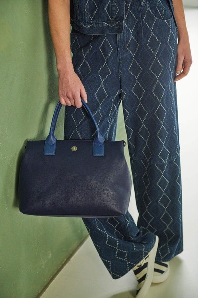 PIP Fia Handbag Large Blue Blå - Pip Studio