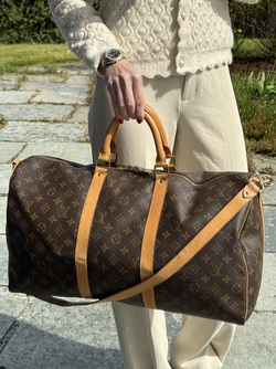 Louis Vuitton Keepall Bandoulieré 50  brun - Louis Vuitton