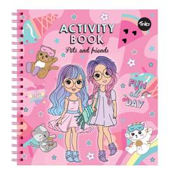 AKTIVITETSBOK PETS AND FRIENDS 20,5X22CM TINKA AKTIVITETSBOK PETS ROSA - Tinka