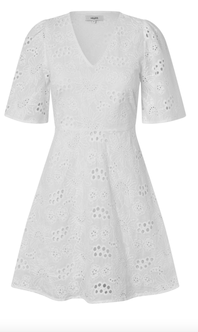 Melika Dress Hvit - Mbym