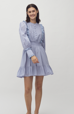 Phernilla Dress Lyseblå - Mbym