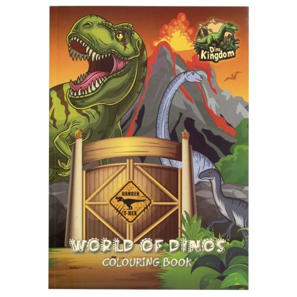 FARGEBOK DINOSAUR 40 SIDOR 120G TINKA