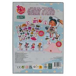 I AM MAGNETIC DRESS UP DOLL MODEL GLITTER