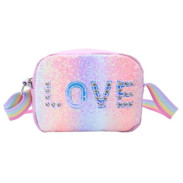 VESKE GLITTER "LOVE" TINKA PRETTY PURSE