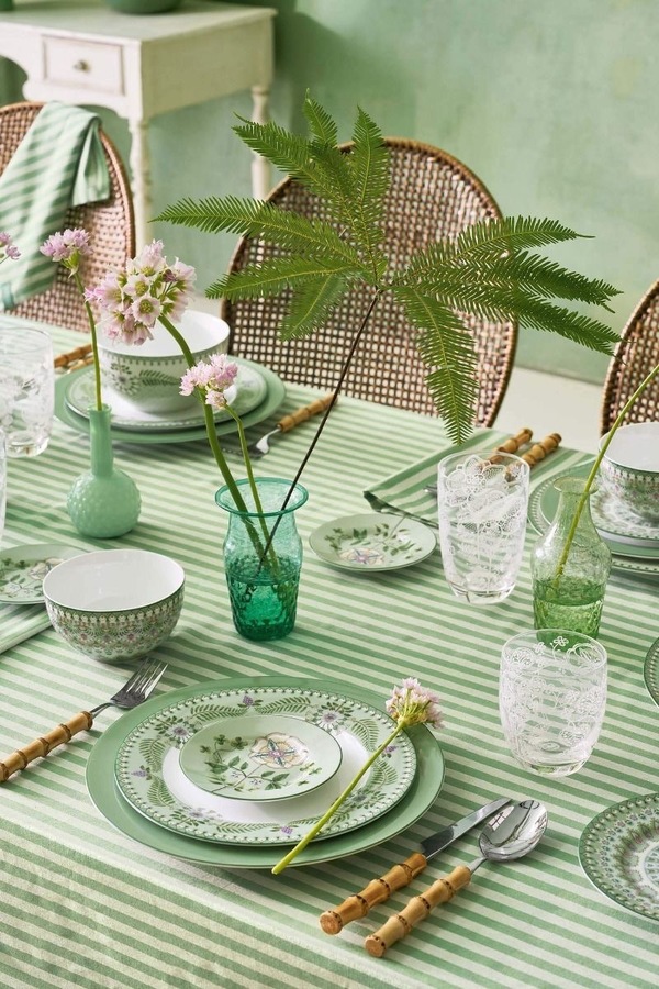 Set/2 Vannglass Blomster 280ml