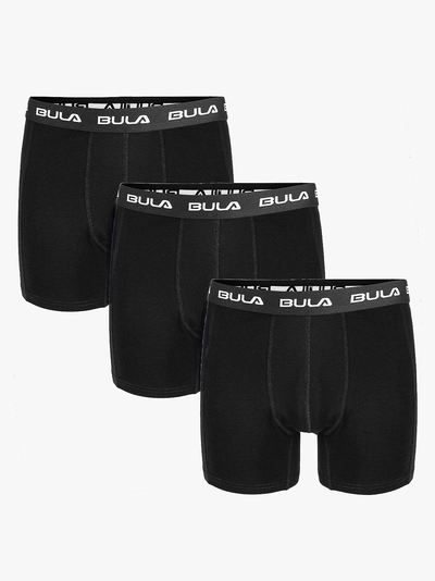Bula Frame 3pk Boxers Black - Bula