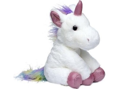 Molli Toys Hvit og regnbue enhjørning 35 cm Regnbue enhjørning - molli toys