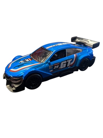 Sportsbil 12 cm Blå  - Leiker