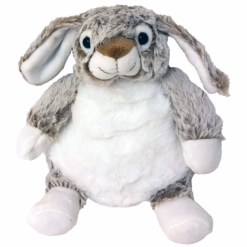 Plysj Kanin, Gris, Ku 21 cm 