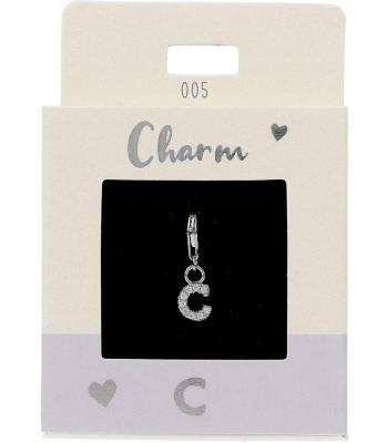 Express Yourself Anheng (Nickel free tested) - Silver C Charm Silver C - Depesche