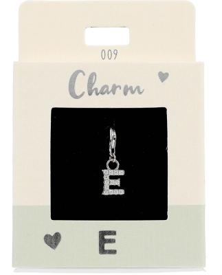 Express Yourself Anheng (Nickel free tested) - Silver E Charm Silver E - Depesche