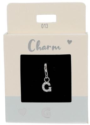 Express Yourself Anheng (Nickel free tested) - Silver G Charm Silver G - Depesche