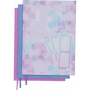 Elastisk bokbind 3 pk, Tie Dye  Tie Dye 3 pk - Beckmann