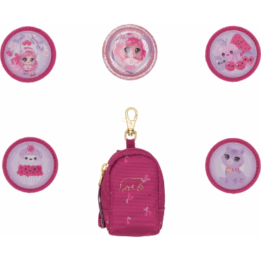 Mini-sekk med buttons, Cherry Cherry - Salg