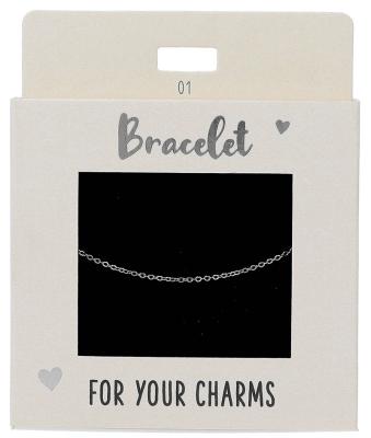 Express Yourself Armbånd (Nickel free tested) - silver for your charms