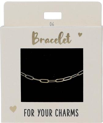 Express Yourself Armbånd (Nickel free tested) - gold for your charms 06