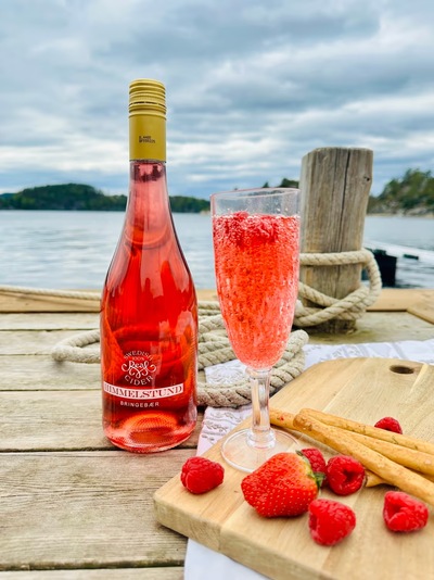 Bringebær Cider 75cl ikke relevant - Himmelstund 