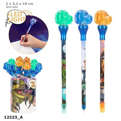 Dino World Kulepenn med lys Kulepenn med lys - Dino World