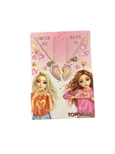 TOPModel Halskjedesett BFF rosa  - Top Model