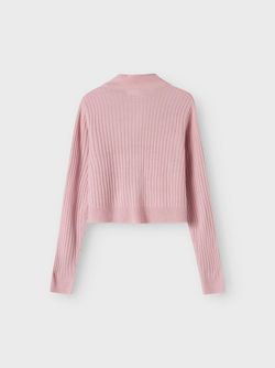 NKFHABOUR LS SHORT KNIT CARDIGAN