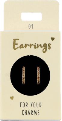 Express Yourself Øreringer til anheng (Nickel free tested)Gold Gold - Depesche