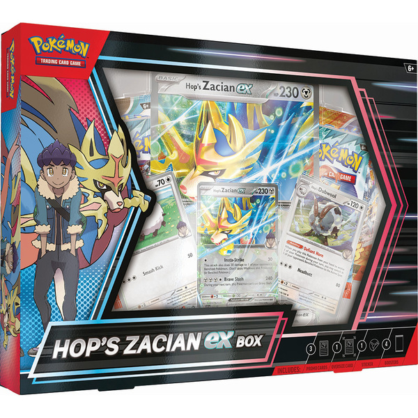 Pokémon TCG: Hop's Zacian ex Box