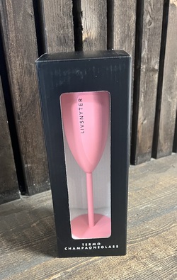 Champagneglass Livsnyter, Lys Rosa