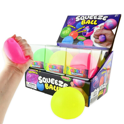 SQUEEZE SUGAR BALL NEON assorterte farger - Fidget Toys