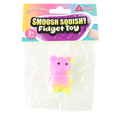 SMOOSH SQUISHY BEAR 27g  fargerik - Fidget Toys