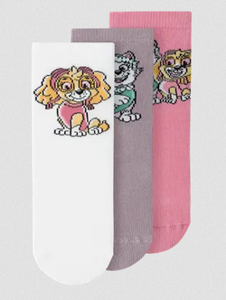 Name it Melina PawPatrol 3Pk Sokker  - Name It