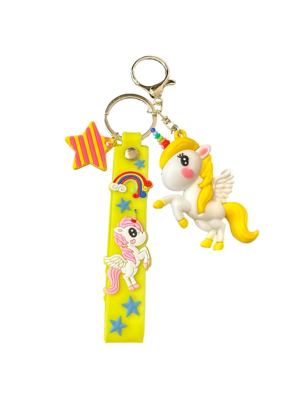 Nøkkelring med unicorn 