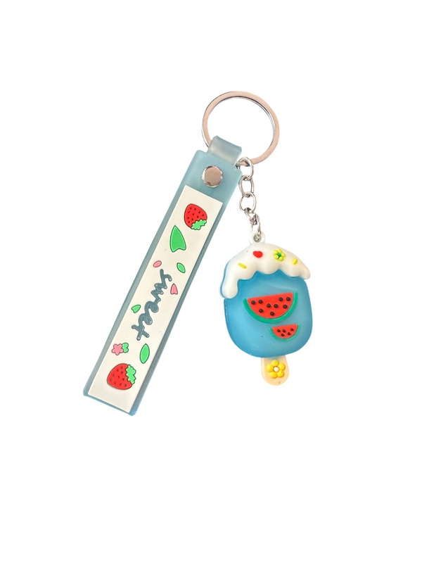 "Sweet" nøkkelring med iskrem figur