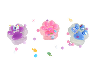 Taba Squishy Cat Paw 65gr Lilla - Fidget Toys